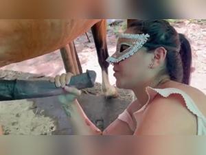Valeria and her insatiable appetite for the powerful animal member