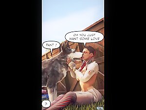 The Slutty Woman and Her Canine Companion: An Unforgettable Sexual Encounter