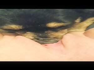Discover the pleasures of a dog's tongue on a woman in this amateur zoophilia video