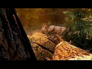 Bestiality video with a Wolf in 3D