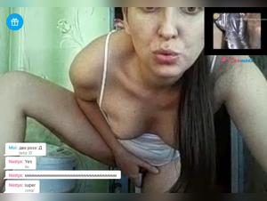 Wild Double Penetration - Live Webcam and Forced Cumshot