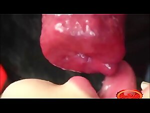 Extreme sex video with an Asian woman and her dog