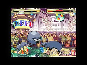 Street Fighter characters in an unexpected situation