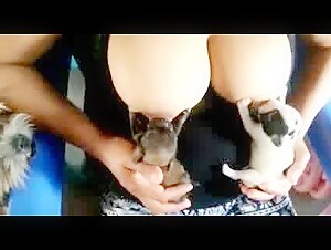 Extreme Bestiality with a Puppy