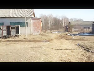 A woman and a horse in a stable - Bestiality video