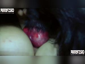 Deep Throat: Double Animal Penetration with Lise
