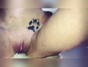 Russian dog and Russian girl in a deep double penetration