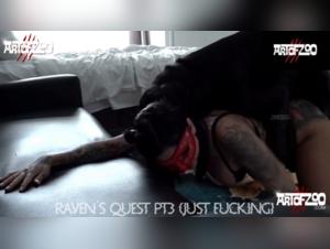 Dog fucks, Raven submits: bestial orgy video PMV
