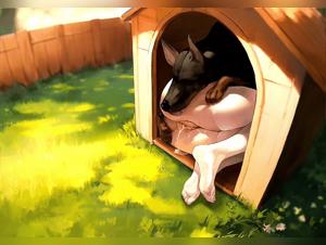 Uncontrollable pleasure, where the line between man and animal blurs