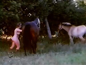 Lesbian fucks with her dog, her whore sucks her dog during a very hot anal fuck