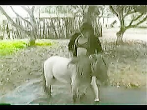Bestiality video with a horse