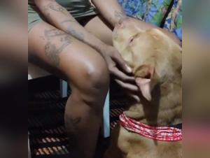 Forbidden delights: A woman indulges in doggy sex in this hardcore sex tape