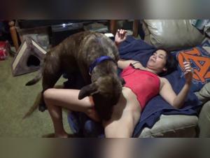 Intensive Zoophilia: Carmen Dominated by a Wild Dog