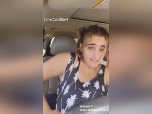 Fiery dog, wild girl, cops ready to intervene - an explosive scene!