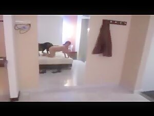 Extreme sex video with a mature woman and her dog
