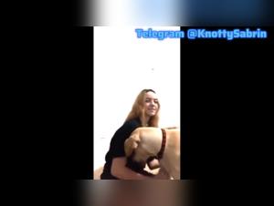 Canine Debauchery: Denise Lets Loose with Her Dog