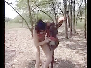 Extreme zoophilia video with a donkey and a dog