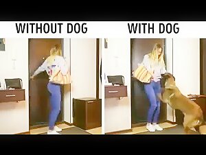 Watch this Woman and her Four-Legged Friend in an Intimate Relationship