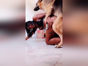 Deep fucking and uncontrollable cumshots - hardcore doggy-woman scene