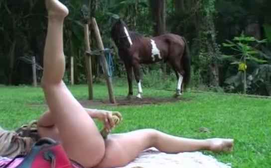 Deep penetration, abundant sperm, wild zoophilia