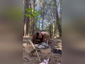 Exploring forbidden pleasures with a dog