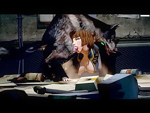 Video of extreme zoophilia with a dog