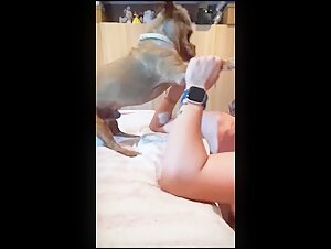Watch this dog sex video - Don't miss this intense performance.