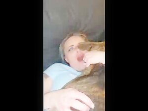 Hardcore sex video with dog
