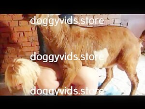 Animal Sex Video: Russian Blonde and Goat