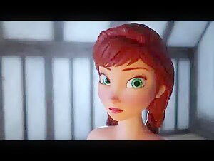 Watch Anna from Frozen in Exciting Scenes with Animals