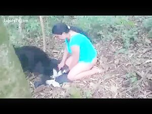 Discover an extreme sex scene with a Brazilian woman and her dog