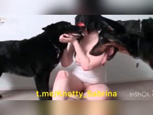 Homemade Teen Dog Sex: The Animal Dominates, the Girl Submits