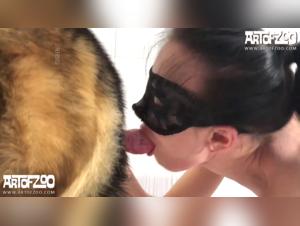 Discover animal sexuality, with women fucking a slutty dog   whore