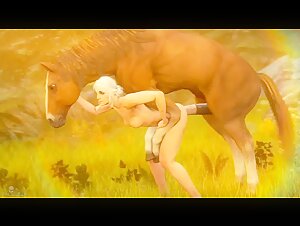 Bestiality videos with animated horses