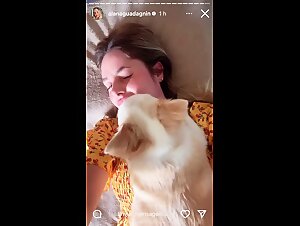Fuck sucks his dog under raging looks