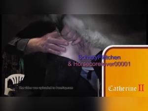 Chienne se fait encu ler violemment par un cheval puissant