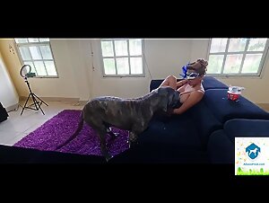 Exclusive video - loving fuck with a dog in duo
