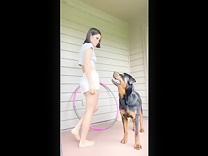 Hardcore sex scenes with dogs and mistresses without taboos