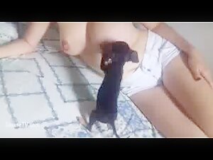 Bestiality Sex Video with a Woman and her Dog