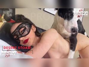 Desert Storm: Bestiale tease, Intense Artofzoo